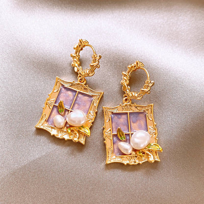 Vintage Handmade Pearl Earring