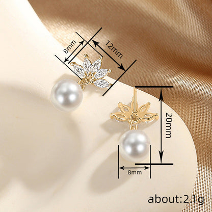 Delicate Artisan Pearl Earring
