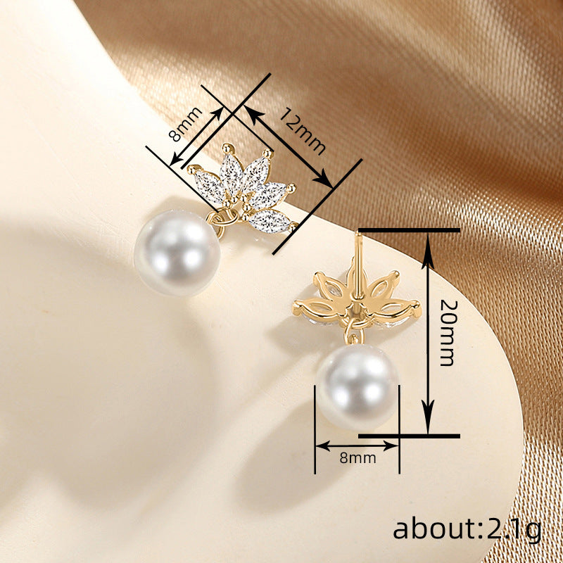 Delicate Artisan Pearl Earring