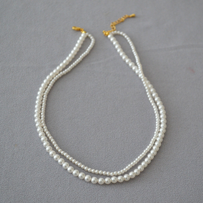 Delicate Artisan Pearl Necklace