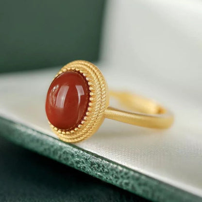 Delicate Artisan Gold Ring