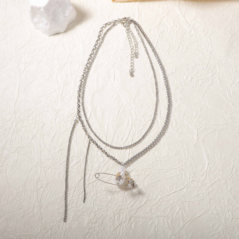 Delicate Artisan Pearl Necklace