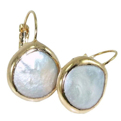 Delicate Artisan Gold Earring