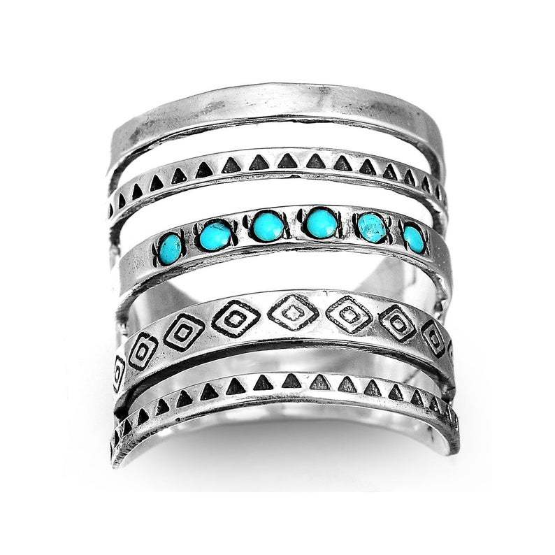 Beautiful Silver Ring with Unique Style