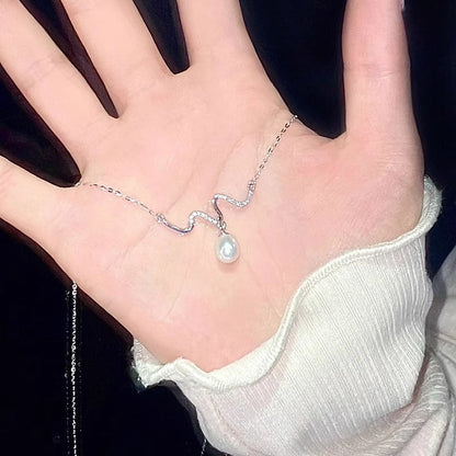 Delicate Artisan Pearl Necklace