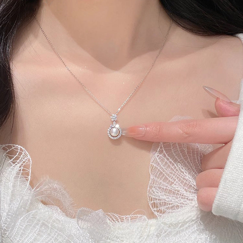 Delicate Artisan Pearl Necklace