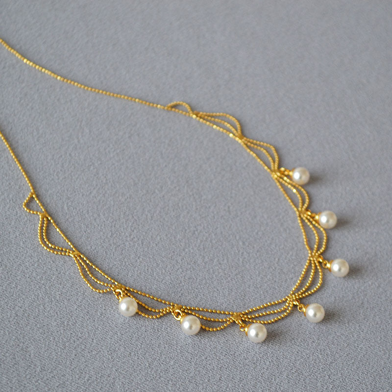 Vintage Handmade Pearl Necklace
