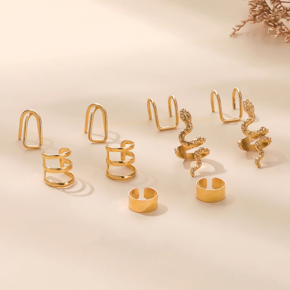 Beautiful Gold Earring with Unique Style