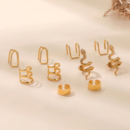 Beautiful Gold Earring with Unique Style