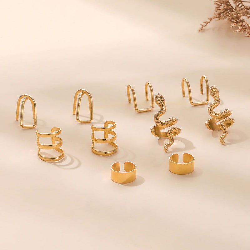 Beautiful Gold Earring with Unique Style