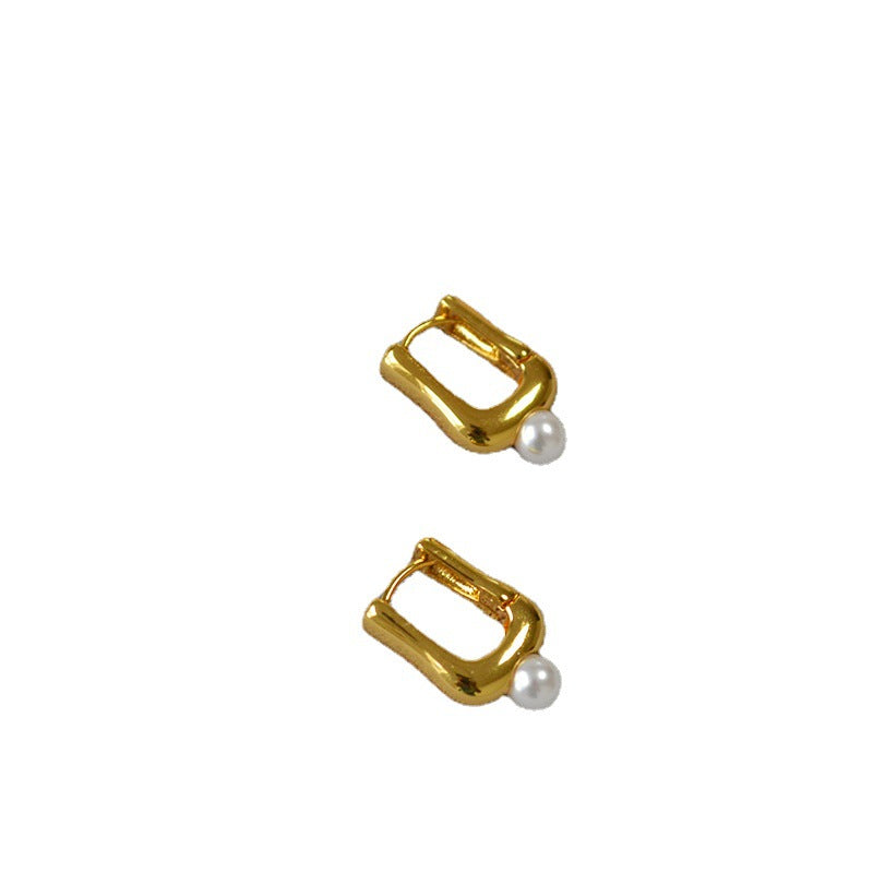 Delicate Artisan Pearl Earring