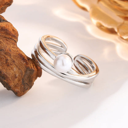 Romantic Pearl Ring for Special Moments