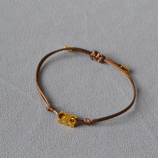 Delicate Artisan Gold Bracelet