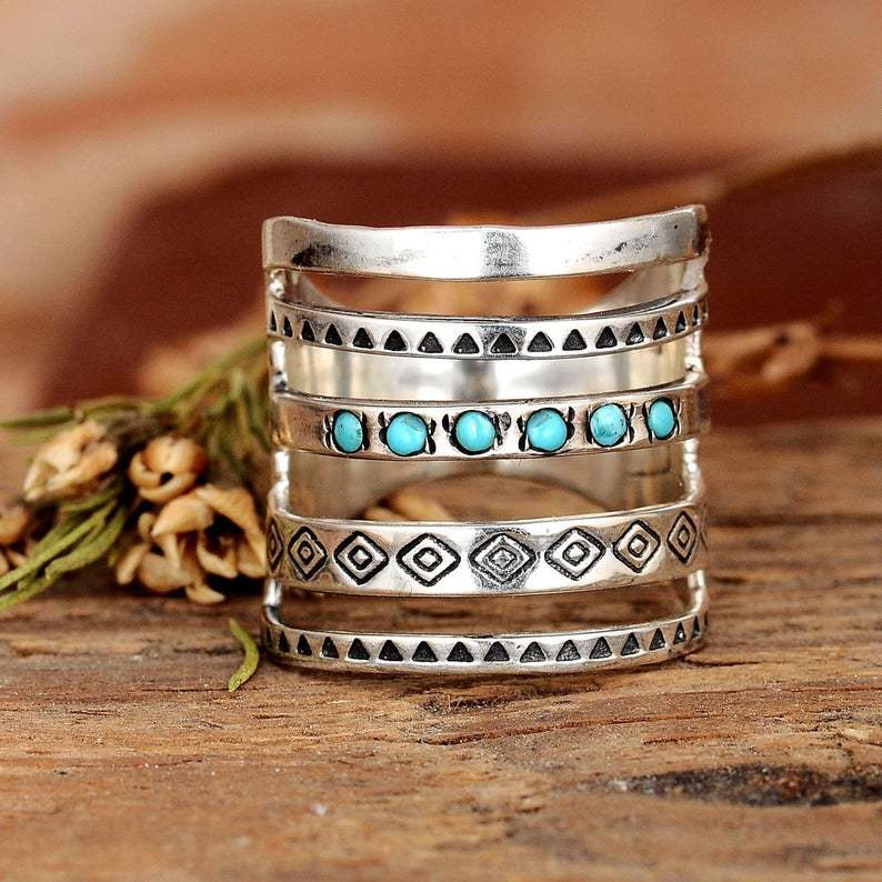 Beautiful Silver Ring with Unique Style