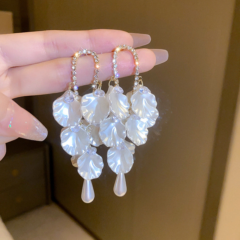 Delicate Artisan Pearl Earring