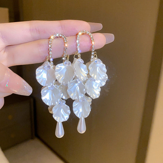 Delicate Artisan Pearl Earring