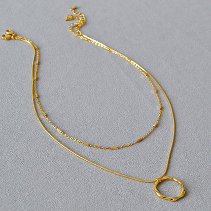 Beautiful Gold Necklace with Unique Style