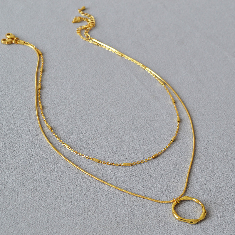 Beautiful Gold Necklace with Unique Style