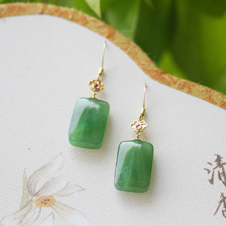 Delicate Artisan Gold Earring