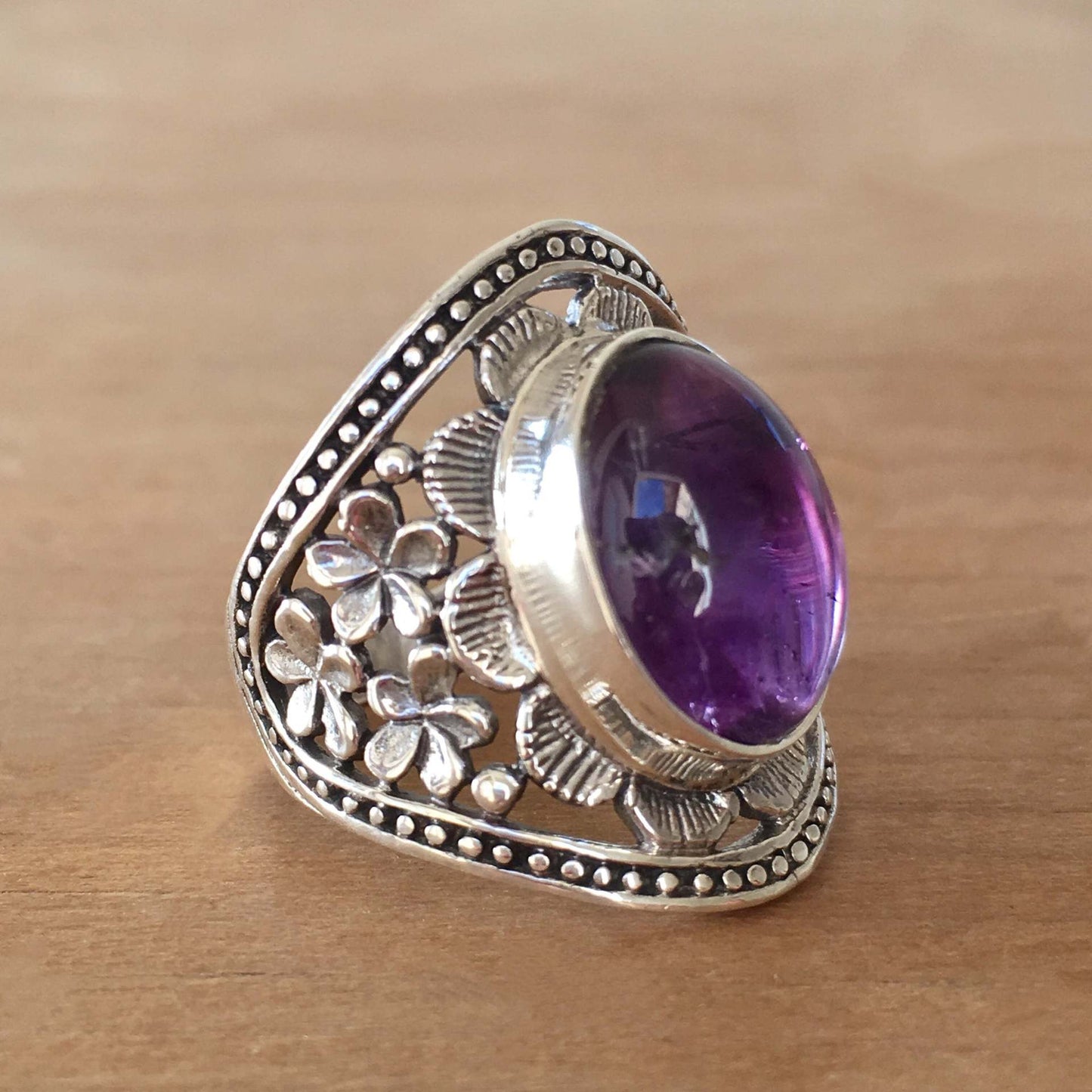 Delicate Artisan Silver Ring