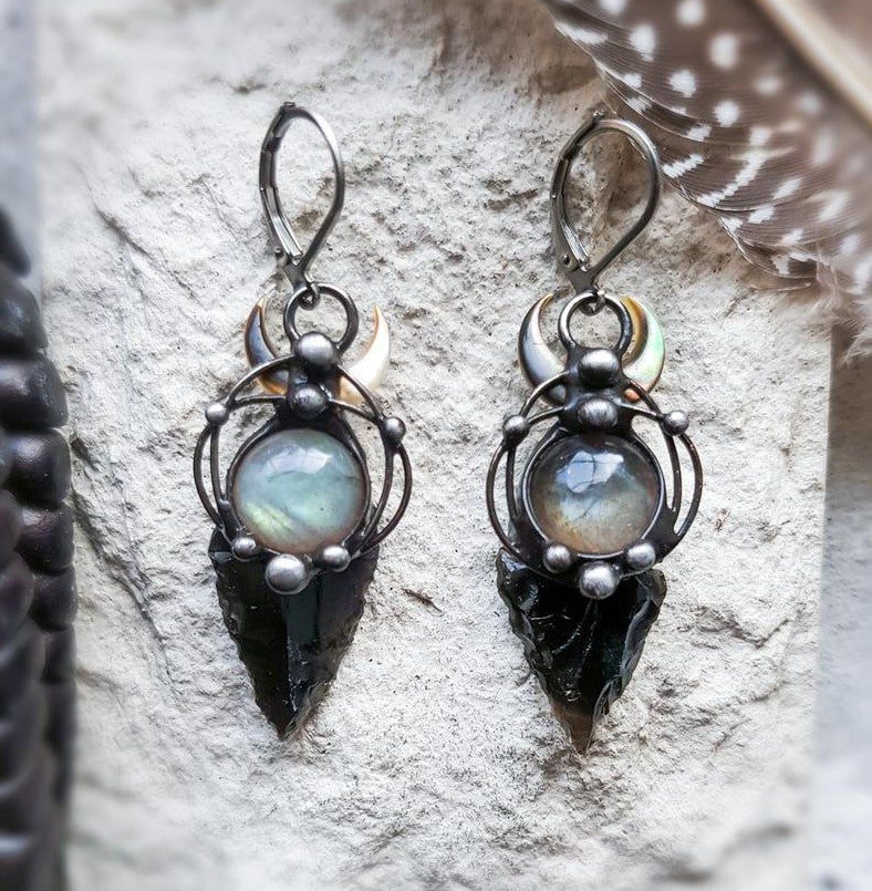 Delicate Artisan Pearl Earring