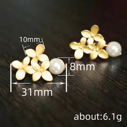 Delicate Artisan Pearl Earring