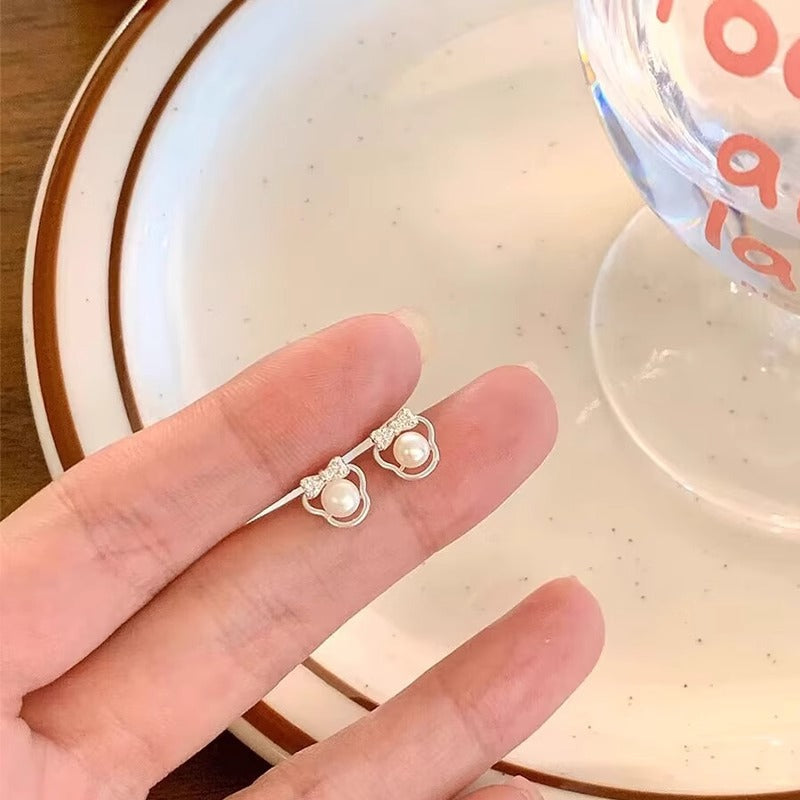 Delicate Artisan Pearl Earring