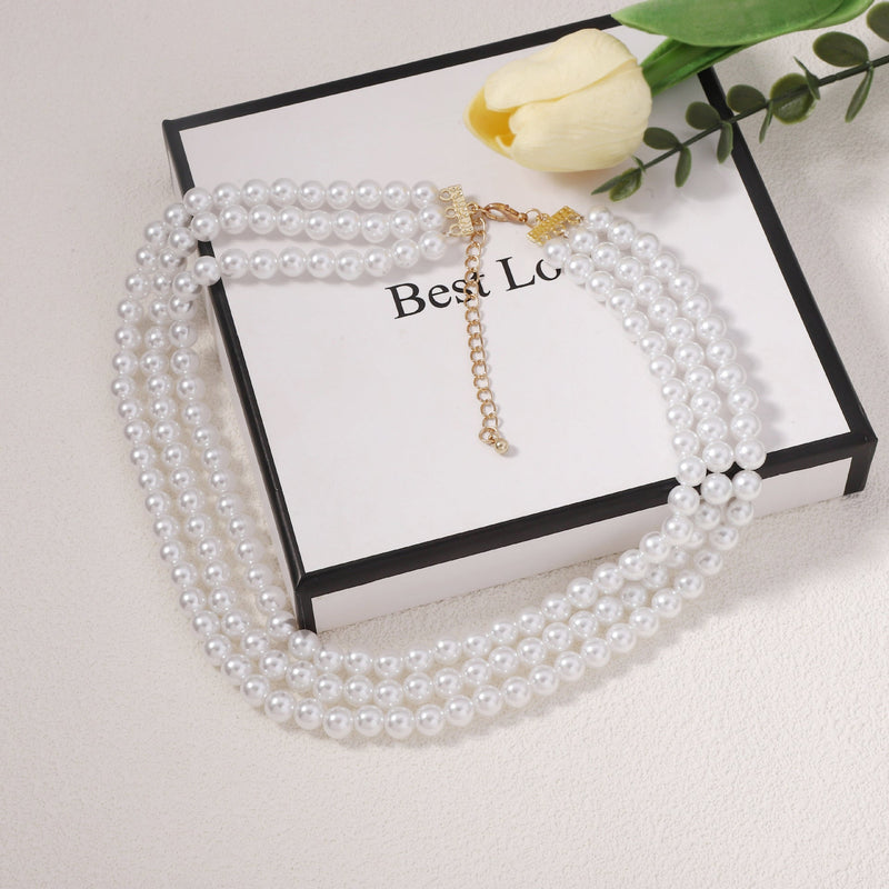 Vintage Handmade Pearl Necklace
