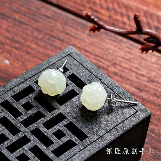 Delicate Artisan Silver Earring