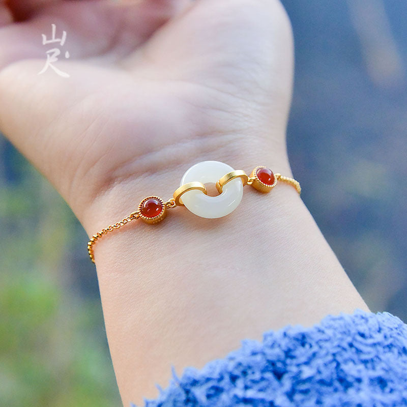 Vintage Handmade Gold Bracelet