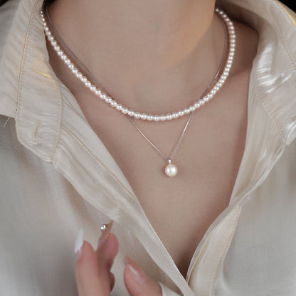 Delicate Artisan Pearl Necklace