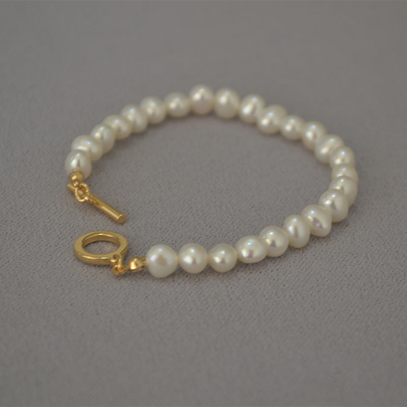 Vintage Handmade Pearl Bracelet