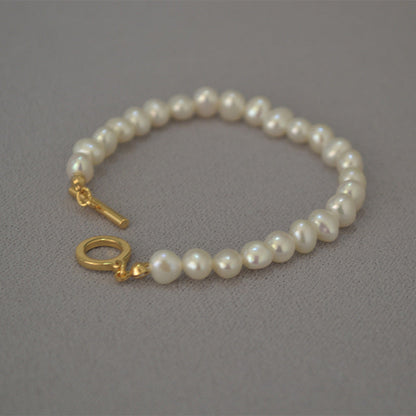 Vintage Handmade Pearl Bracelet