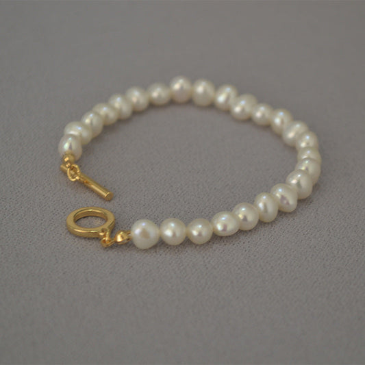 Vintage Handmade Pearl Bracelet
