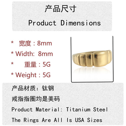 Classic Gold Ring with Timeless Appeal