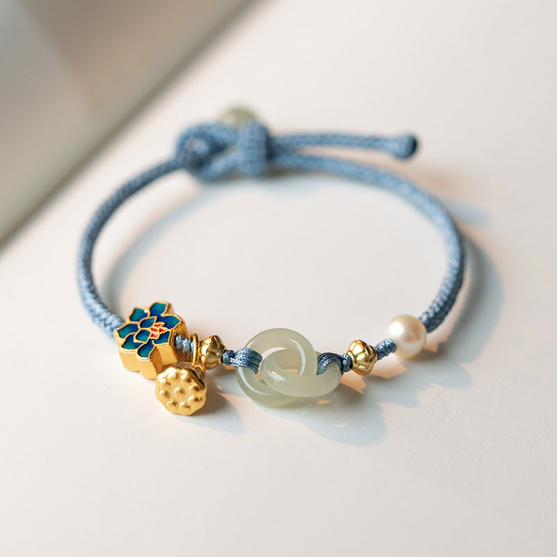 Delicate Artisan Pearl Bracelet