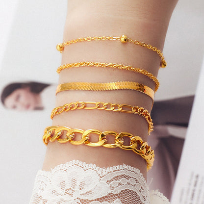 Beautiful Gold Bracelet with Unique Style