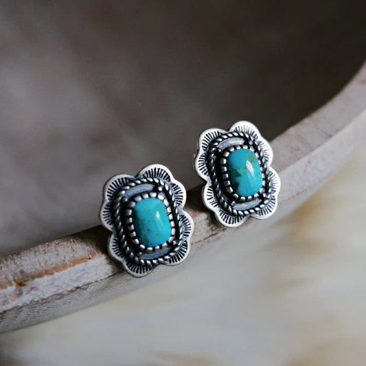 Vintage Handmade Silver Earring
