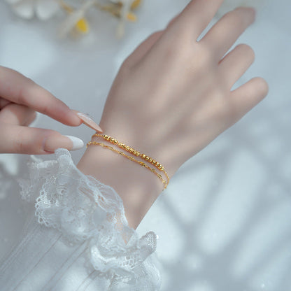 Romantic Gold Bracelet for Special Moments