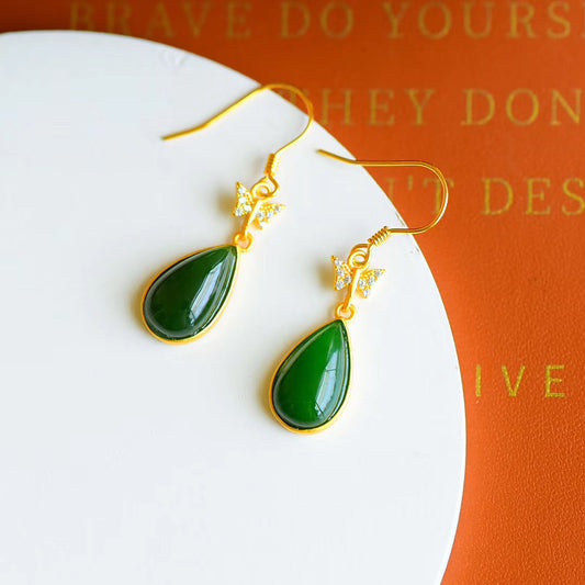 Vintage Handmade Gold Earring