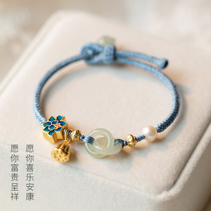 Delicate Artisan Pearl Bracelet