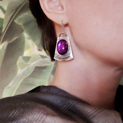 Classic Silver Earring with Timeless Appeal