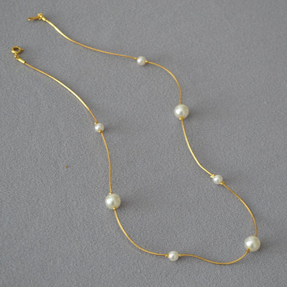 Beautiful Pearl Necklace with Unique Style
