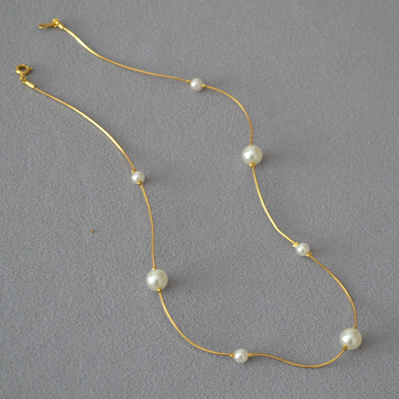 Beautiful Pearl Necklace with Unique Style