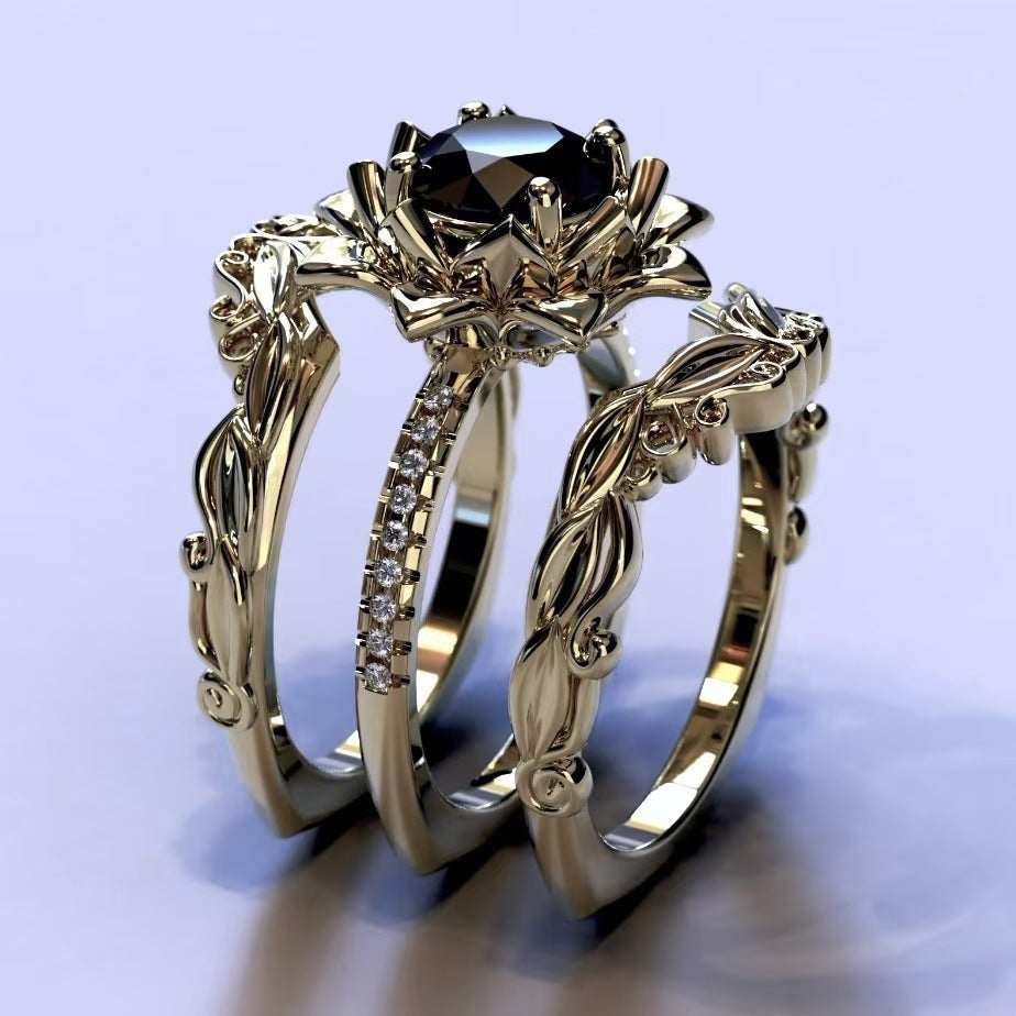 Beautiful Gold Set with Unique Style