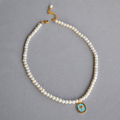 Vintage Handmade Pearl Necklace