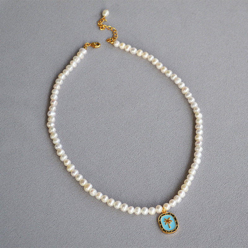 Vintage Handmade Pearl Necklace