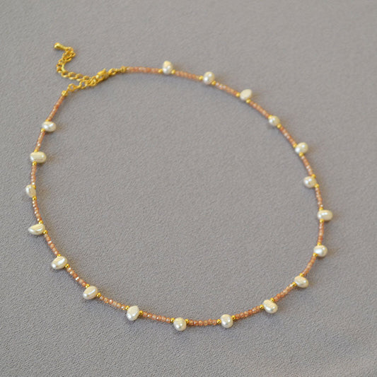 Beautiful Pearl Necklace with Unique Style