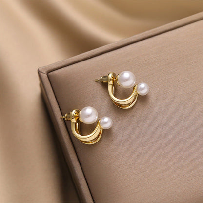 Delicate Artisan Pearl Earring