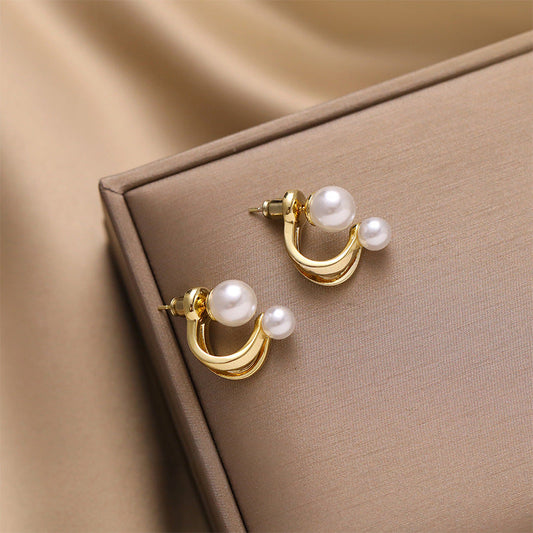 Delicate Artisan Pearl Earring